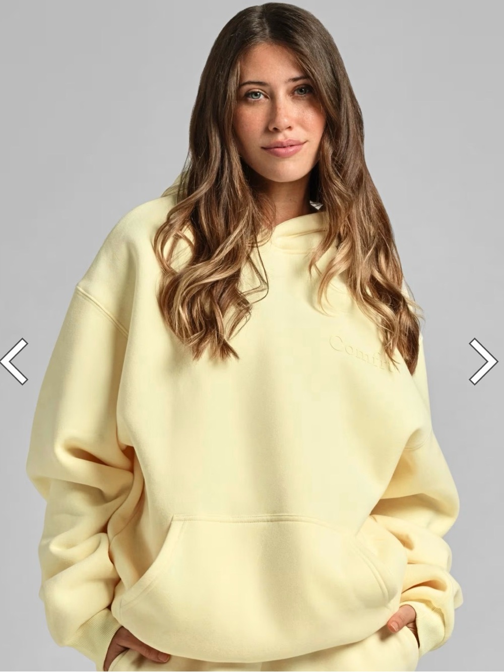 Minimalist Oversized Hoodie Buttercream